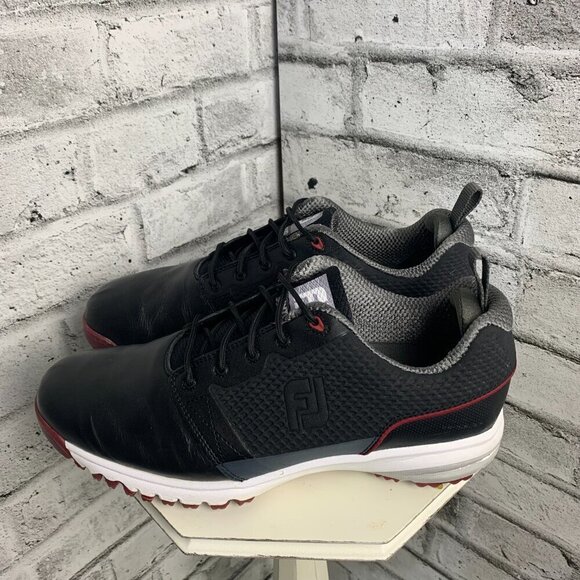 Footjoy Contour Soft Spike Golf Shoes - Picture 5 of 7